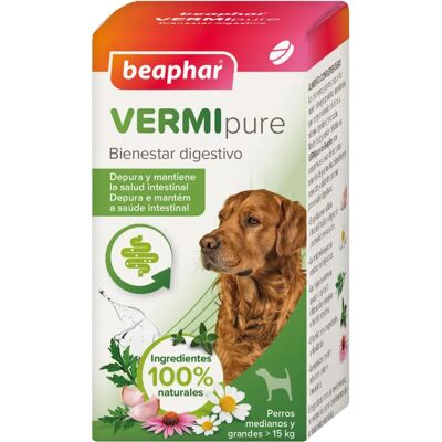 Beaphar Vermipure - Contrôle interne des parasites pour chiens - Publicité Beaphar Vermipure - Contrôle interne des parasites pour chiens - Publicité