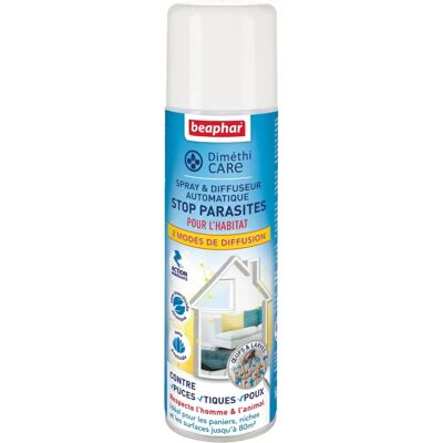 Beaphar - Diméthicare - Spray - Diffuseur - Spray antiparasitaire pour animaux - Publicité Beaphar - Diméthicare - Spray - Diffuseur - Spray antiparasitaire pour animaux - Publicité