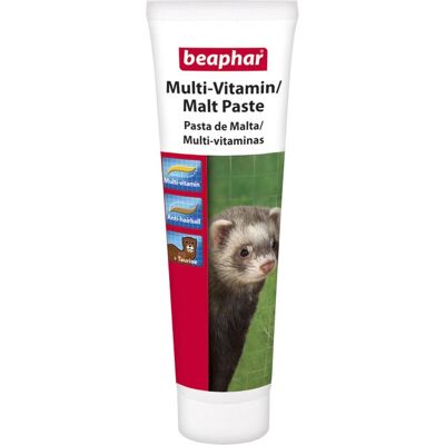 Beaphar Pasta de Vitaminas e Malte para Furões - Pelagem Saudável Beaphar Pasta de Vitaminas e Malte para Furões - Pelagem Saudável