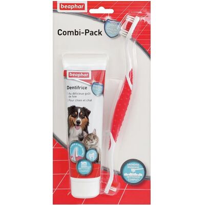 Pack Dentaire Complet Beaphar - Chien & Chat - Publicité Pack Dentaire Complet Beaphar - Chien & Chat - Publicité