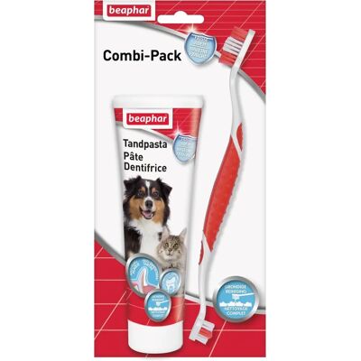 Kit Dentaire pour Chiens et Chats - Dentifrice et Brosse Enzymatiques - Publicité Kit Dentaire pour Chiens et Chats - Dentifrice et Brosse Enzymatiques - Publicité