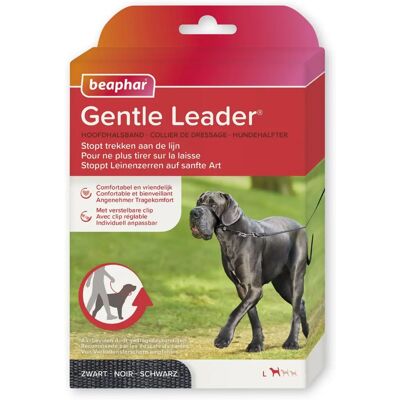 Beaphar Gentle Leader - Noir - 54 cm - Grands chiens - Collier tête de chien Beaphar Gentle Leader - Noir - 54 cm - Grands chiens - Collier tête de chien