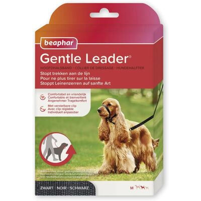 Beaphar Gentle Leader Medium Zwart Hondentrainingshalsband Beaphar Gentle Leader Medium Zwart Hondentrainingshalsband