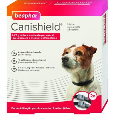 Beaphar B.V. CANISHIELD*2 Collari - Antiparassitario per uso esterno Beaphar B.V. CANISHIELD*2 Collari - Antiparassitario per uso esterno