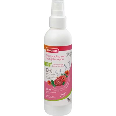 Spray Shampooing Sec Bio Beaphar pour Chiens et Chats - 200ml - Publicité Spray Shampooing Sec Bio Beaphar pour Chiens et Chats - 200ml - Publicité