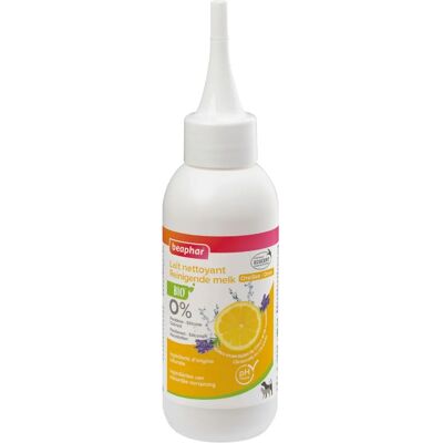 Lait Nettoyant Bio pour Oreilles de Chiens et Chats - 100ml - Publicité Lait Nettoyant Bio pour Oreilles de Chiens et Chats - 100ml - Publicité