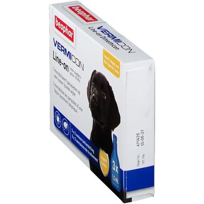 Beaphar Vermicon Line-On Puppy 3x1,5ml - Traitement antiparasitaire pour animaux - Publicité Beaphar Vermicon Line-On Puppy 3x1,5ml - Traitement antiparasitaire pour animaux - Publicité