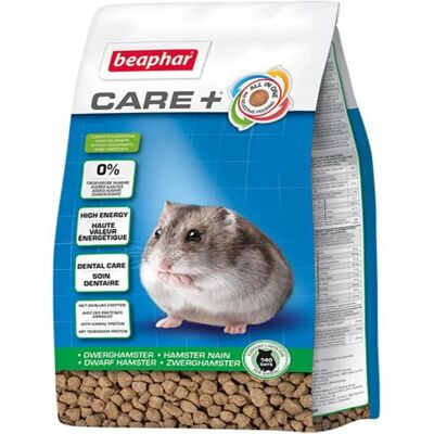 Cibo per criceti nani Beaphar Care+ - Completo, Salute dentale & Omega-3 & 6 Cibo per criceti nani Beaphar Care+ - Completo, Salute dentale & Omega-3 & 6