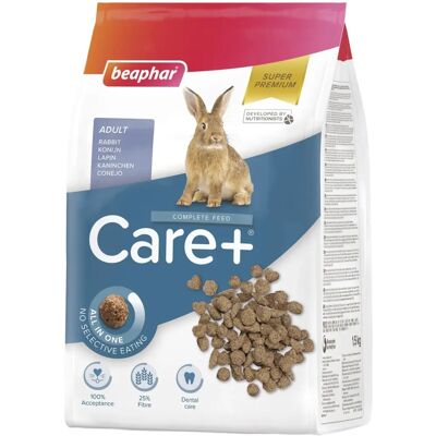 Beaphar Care+ Lapin 1,5kg - Nourriture pour lapins - Publicité Beaphar Care+ Lapin 1,5kg - Nourriture pour lapins - Publicité