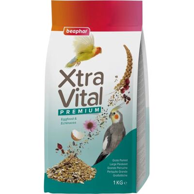 Beaphar Beaphar Xtra Vital Grote Parkiet - Vogelsvoer Beaphar Beaphar Xtra Vital Grote Parkiet - Vogelsvoer