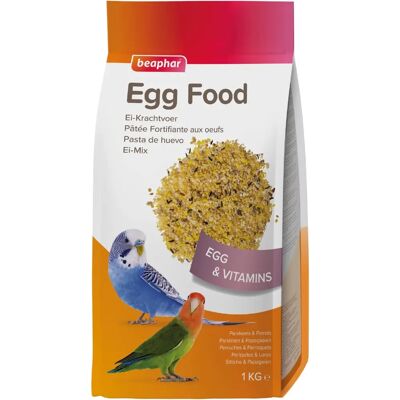 Cibo alle uova Beaphar per inseparabili e parrocchetti - 1kg Cibo alle uova Beaphar per inseparabili e parrocchetti - 1kg