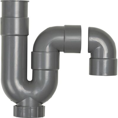 PLIEGER - Verticale PVC-afvoersifon - Ø40 mm met opvouwbare bocht PLIEGER - Verticale PVC-afvoersifon - Ø40 mm met opvouwbare bocht