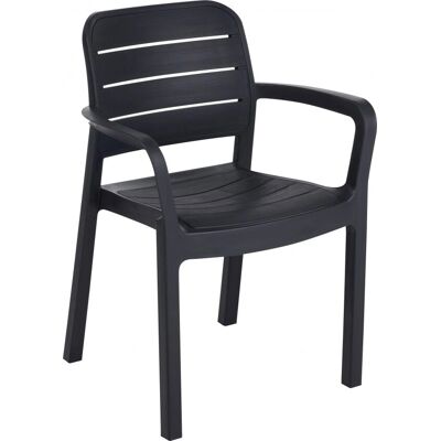 Chaise de jardin ALLIBERT TISARA - Empilable, Résistante aux intempéries, Moderne - Publicité Chaise de jardin ALLIBERT TISARA - Empilable, Résistante aux intempéries, Moderne - Publicité
