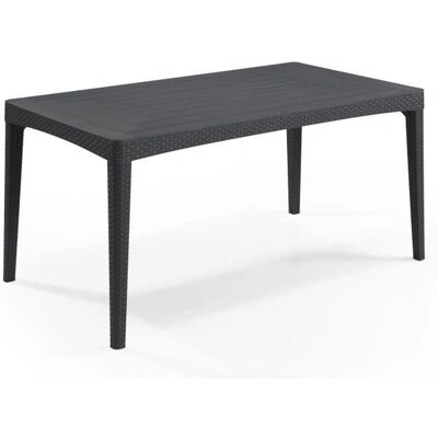 Stół ogrodowy Allibert by Keter - 6 osób - Rattan z żywicy - 160x90x74 cm Stół ogrodowy Allibert by Keter - 6 osób - Rattan z żywicy - 160x90x74 cm