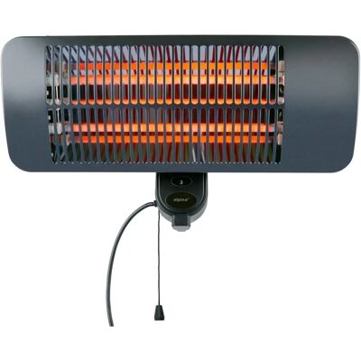 Alpina - TerraceHeater - 2000W - 3-level - Terrasverwarmer (hangend) Alpina - TerraceHeater - 2000W - 3-level - Terrasverwarmer (hangend)