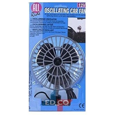 Ventilateur Auto All Ride - 12V Portable 2m Noir - Publicité Ventilateur Auto All Ride - 12V Portable 2m Noir - Publicité