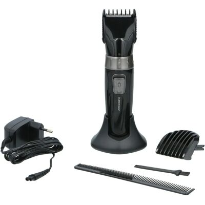 Μάρκα Dunlop Pro 3W Επαναφορτιζόμενη Ξυριστική μηχανή μαλλιών - Ανοξείδωτο ατσάλι, Ρυθμιζόμενη, Μαύρη Μάρκα Dunlop Pro 3W Επαναφορτιζόμενη Ξυριστική μηχανή μαλλιών - Ανοξείδωτο ατσάλι, Ρυθμιζόμενη, Μαύρη