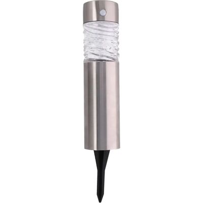 Lampada da Giardino Solare Grundig con Sensore di Movimento - Acciaio Inox - 44cm Lampada da Giardino Solare Grundig con Sensore di Movimento - Acciaio Inox - 44cm
