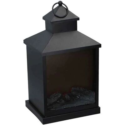 Lanterna Grundig Effetto Fuoco 36cm - Timer Lanterna Grundig Effetto Fuoco 36cm - Timer
