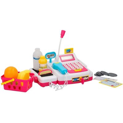 Bakaji Speelgoedkassa met scanner - Educatief rollenspel - Duurzaam plastic Bakaji Speelgoedkassa met scanner - Educatief rollenspel - Duurzaam plastic