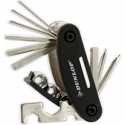 Dunlop Fiets Multitool - Zwart/Multicolor Dunlop Fiets Multitool - Zwart/Multicolor