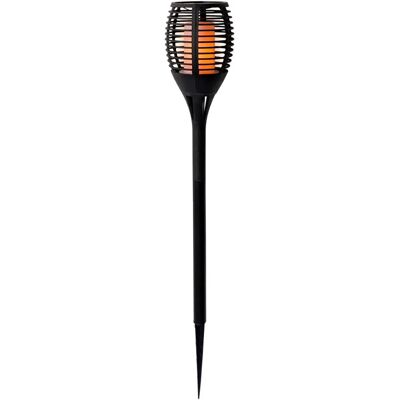 Luz de jardín solar Grundig llama - Negra - 12cm x 77cm Luz de jardín solar Grundig llama - Negra - 12cm x 77cm