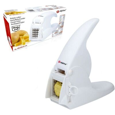 Alpina Stainless Steel Blades Plastic Potato French Chips Cutter - Potato Type Alpina Stainless Steel Blades Plastic Potato French Chips Cutter - Potato Type