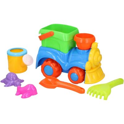 Eddy Toys Strandzug Set - 8 Stück, Kunststoff, Bunt Eddy Toys Strandzug Set - 8 Stück, Kunststoff, Bunt