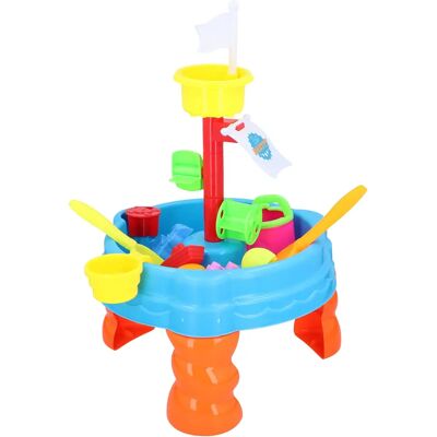 Northix Pädagogischer Sand- und Wasserspieltisch - 22 Teile - Außenspielzeug Northix Pädagogischer Sand- und Wasserspieltisch - 22 Teile - Außenspielzeug