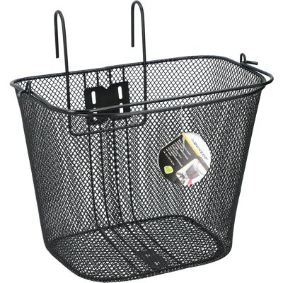 Dunlop - Metaal fietsmand met handvat - Fietsmand Dunlop - Metaal fietsmand met handvat - Fietsmand