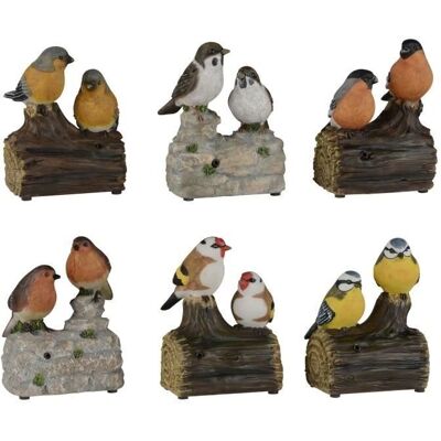 Oiseau avec son - Figurine décorative - 12,5cm - Publicité Oiseau avec son - Figurine décorative - 12,5cm - Publicité