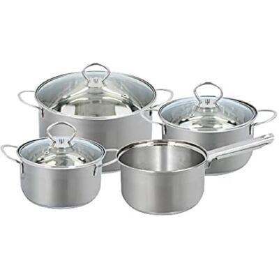 Alpina 7-Piezas Juego de Ollas - Set de Cocina Alpina 7-Piezas Juego de Ollas - Set de Cocina