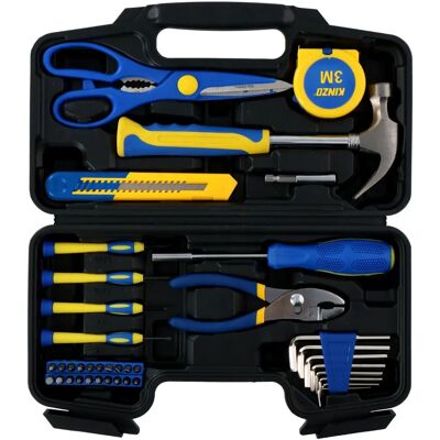 Northix Werkzeugkasten - 39 Teile - Haushalt Reparatur Set Northix Werkzeugkasten - 39 Teile - Haushalt Reparatur Set