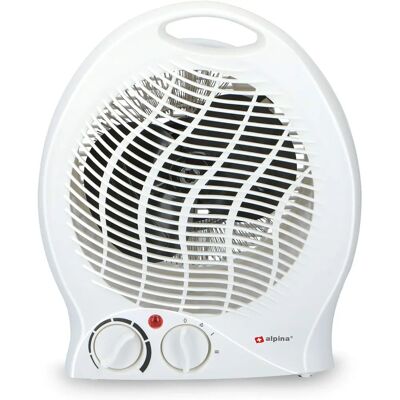 Calefactor portátil Alpina 2000W - Protección contra sobrecalentamiento Calefactor portátil Alpina 2000W - Protección contra sobrecalentamiento