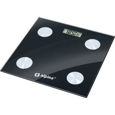 Alpina Slimme Lichaamssamenstelling Weegschaal - Bluetooth Alpina Slimme Lichaamssamenstelling Weegschaal - Bluetooth