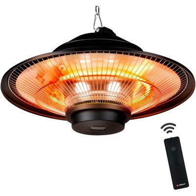 Alpina Utomhus infraröd värmare - IP44 Vattentät - 1500W - Svart Alpina Utomhus infraröd värmare - IP44 Vattentät - 1500W - Svart