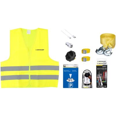 Dunlop Pannenhilfe Σετ έκτακτης ανάγκης αυτοκινήτου - 8 τεμάχια Dunlop Pannenhilfe Σετ έκτακτης ανάγκης αυτοκινήτου - 8 τεμάχια