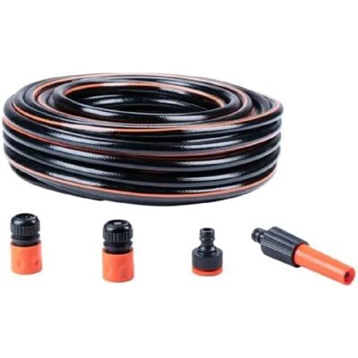 Hama ogrodowa Black & Decker 25m Ø13 - 5 złączek - UV odporna Hama ogrodowa Black & Decker 25m Ø13 - 5 złączek - UV odporna