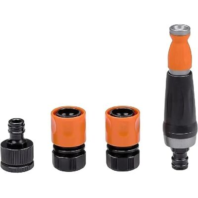 Conjunto de conectores para manguera de jardín Black & Decker - 4 piezas Conjunto de conectores para manguera de jardín Black & Decker - 4 piezas