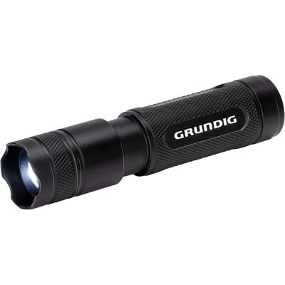 Grundig LED Taschenlampe - 50 Lumen - 3 Modi - Schwarz Grundig LED Taschenlampe - 50 Lumen - 3 Modi - Schwarz