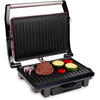 Alpina 25277 kontakt grill - Tapadásmentes, 1000W, Piros/Fekete - Kontakt grill Alpina 25277 kontakt grill - Tapadásmentes, 1000W, Piros/Fekete - Kontakt grill