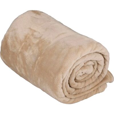 Arti Casa Beig Fleece Dekbed 150x200cm - Dekbed Arti Casa Beig Fleece Dekbed 150x200cm - Dekbed