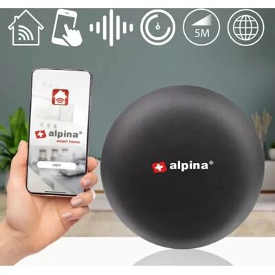 Alpina Smart Home Universeel Afstandsbediening WiFi Timer Alexa Google Alpina Smart Home Universeel Afstandsbediening WiFi Timer Alexa Google