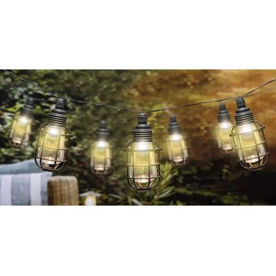 Gartenbeleuchtung Solar-Lichterkette - 3,8 m Gartenbeleuchtung Solar-Lichterkette - 3,8 m