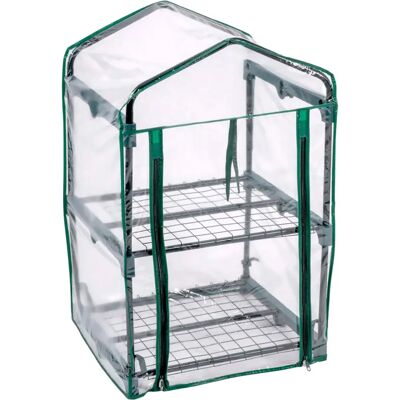 Kinzo Mini Kas 45x50x80cm - 2 Planken - Stevige Kinzo Mini Kas 45x50x80cm - 2 Planken - Stevige
