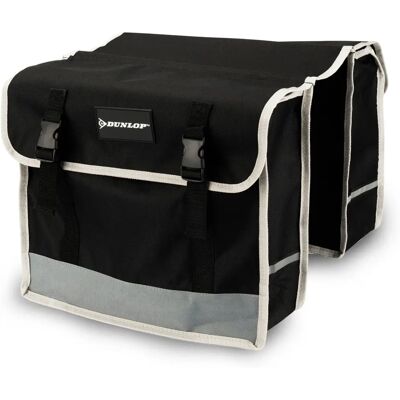 Sacoche Double Dunlop pour Vélo - Étanche 26L - Bandes Réfléchissantes Sacoche Double Dunlop pour Vélo - Étanche 26L - Bandes Réfléchissantes