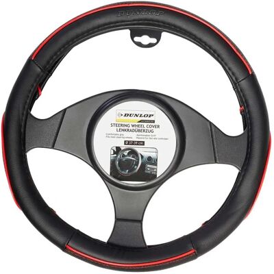Dunlop Schwarz Rot 38cm Lenkradbezug Dunlop Schwarz Rot 38cm Lenkradbezug