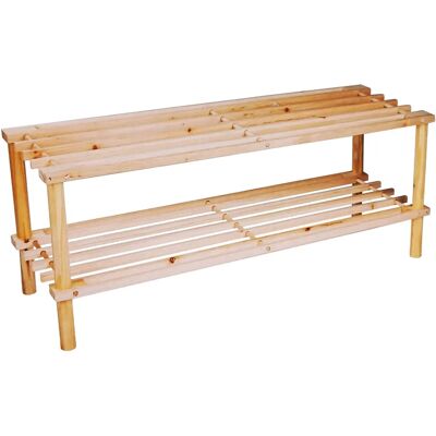 Ράφι παπουτσιών Alpina - FSC Ξύλο - 74x26x30cm Ράφι παπουτσιών Alpina - FSC Ξύλο - 74x26x30cm