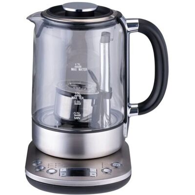 Bollitore Alpina con infusore - 1,7L - 2200W - Termostato regolabile - Acciaio inox Bollitore Alpina con infusore - 1,7L - 2200W - Termostato regolabile - Acciaio inox