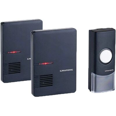 Campanello wireless Grundig 36 suonerie 2 ricevitori - Campanello wireless Campanello wireless Grundig 36 suonerie 2 ricevitori - Campanello wireless